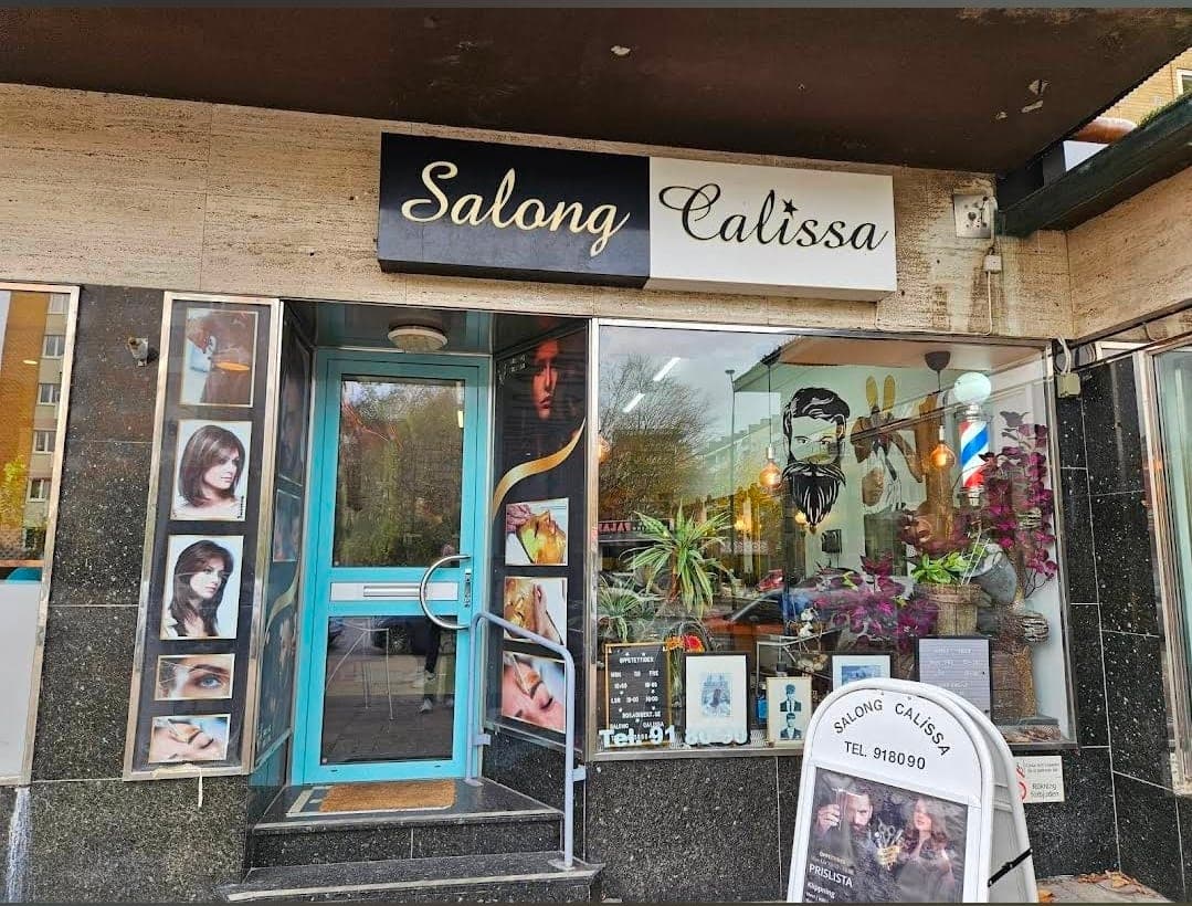 Salong Calissa utifrån på Tessins väg i Malmö