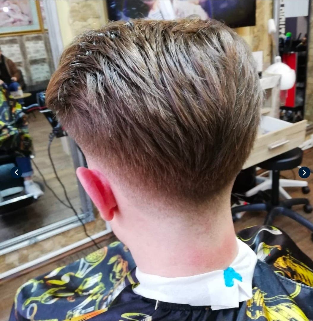 Klippning och fade bakifrån hos Salong Calissa, barber i Ribersborg